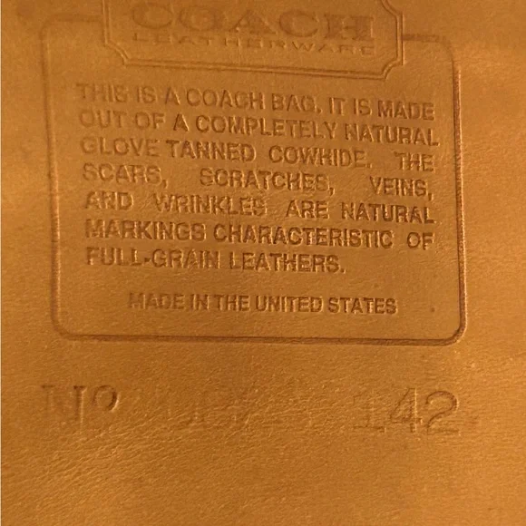 Vintage Coach Brown Leather Bucket Bag Crossbody Legacy Made USA - Picture 9 of 15